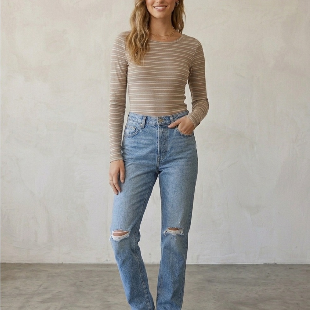 Gilli Light Blue Straight Leg‎ Jeans